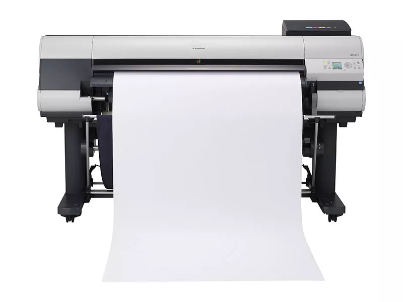 Canon iPF815 with a long paper trail